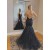 Mermaid Long Black Lace Prom Dresses Formal Evening Gowns 6011007