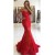 Mermaid Long Red Lace Prom Dresses Formal Evening Gowns 6011036
