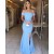 Mermaid Off-the-Shoulder Long Prom Dresses Formal Evening Gowns 6011061