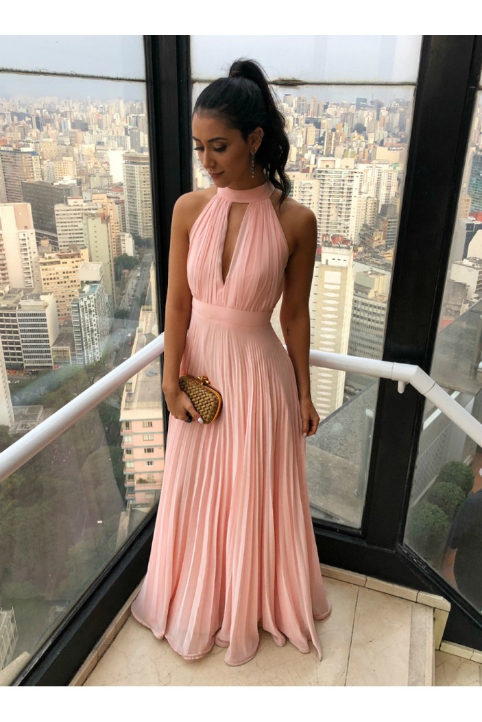 A-Line Chiffon Long Prom Dresses Formal Evening Gowns 6011094