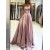 A-Line Spaghetti Straps Long Prom Dresses Formal Evening Gowns 6011147