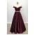 A-Line Beaded Off-the-Shoulder Long Prom Dresses Formal Evening Gowns 6011152