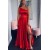 A-Line One-Shoulder Beaded Long Prom Dresses Formal Evening Gowns 6011176