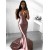 Mermaid V-Neck Long Prom Dresses Formal Evening Gowns 6011228