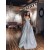 A-Line V-Neck Long Prom Dresses Formal Evening Gowns 6011232