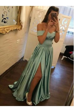 A-Line Off-the-Shoulder Long Prom Dresses Formal Evening Gowns 6011240