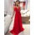 A-Line Long Red Prom Dresses Formal Evening Gowns 6011271