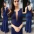 Mermaid Long Navy Prom Dresses Formal Evening Gowns 6011314