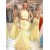 Long Yellow Lace Two Pieces Prom Dresses Formal Evening Gowns 6011334