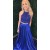 A-Line Beaded Lace Two Pieces Long Prom Dresses Formal Evening Gowns 6011376