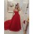 A-Line Long Red Long Prom Dresses Formal Evening Gowns 6011453
