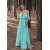 A-Line Chiffon V-Neck Long Prom Dresses Formal Evening Gowns 6011542