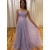 A-Line Beaded Lace Tulle Long Prom Dresses Formal Evening Gowns 6011582