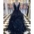Long Navy V-Neck Prom Dresses Formal Evening Gowns 6011625