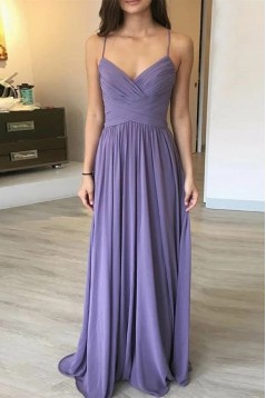 A-Line Chiffon Long Prom Dresses Formal Evening Gowns 6011637