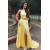A-Line Beaded Two Pieces Long Yellow Prom Dresses Formal Evening Gowns 6011651