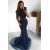 Mermaid Beaded Lace Long Prom Dresses Formal Evening Gowns 6011653