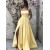 A-Line Spaghetti Straps Long Prom Dresses Formal Evening Gowns 601830