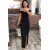 Sheath Black Off-the-Shoulder Prom Dresses Formal Evening Gowns 601834