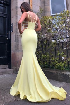Elegant Mermaid Beaded Long Prom Dresses Formal Evening Gowns 601878