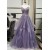 A-Line Tulle Lace Long Prom Dresses Formal Evening Gowns 601971