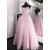 A-Line Long Pink Prom Dresses Formal Evening Gowns 601997