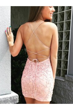 Short Lace Prom Dress Homecoming Graduation Cocktail Dresses 701122