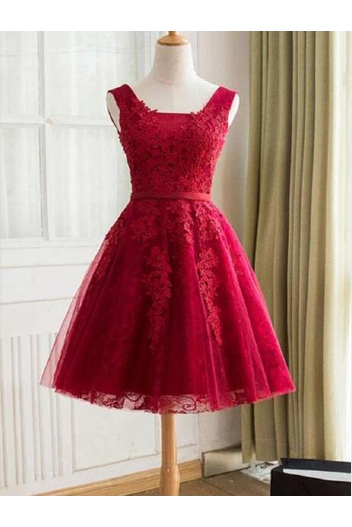 Short Lace Prom Dress Homecoming Graduation Cocktail Dresses 701149