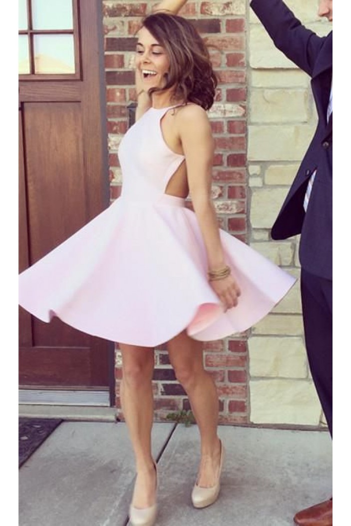 Short Pink Prom Dress Homecoming Graduation Cocktail Dresses 701159