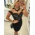 Short Black Lace Prom Dress Homecoming Graduation Cocktail Dresses 701225