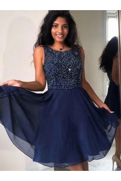Short Beaded Lace Prom Dress Homecoming Graduation Cocktail Dresses 701245