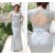 Mermaid Long Sleeves Lace Mother of the Bride Dresses 702054