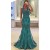 Mermaid Lace Sleeveless Mother of the Bride Dresses 702151
