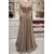 A-Line Chiffon and Lace Mother of the Bride Dresses with Long Sleeves 702215