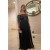 Long Black Chiffon and Lace Mother of the Bride Dresses 702217