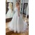 A-Line Sparkle Tulle Long Prom Dresses 801138