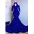 Mermaid Royal Blue Sequins Long Prom Dresses 801192