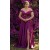 A-Line Grape Purple Off the Shoulder Plus Size Long Prom Dresses 801318