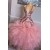 Long Pink Mermaid Lace and Tulle Prom Dresses 801383