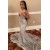 Mermaid Deep V Neck Sparkle Long Prom Dresses 801386