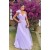 A-Line Long Tulle One Shoulder Prom Dresses 801406