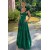 A-Line Long Green Prom Dresses 801420