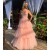 A-Line Long Pink Sweetheart Tulle Prom Dresses 801422