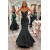Mermaid Sweetheart Green Long Sequins Prom Dresses 801466