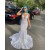 Mermaid Lace Sleeveless Long Prom Dresses 801556