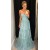 A-Line Lace Long Prom Dresses 801559