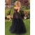 Long Black Sequins and Tulle Prom Dresses Formal Evening Gowns 901106