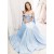 A-Line Off the Shoulder Long Prom Dresses Formal Evening Gowns 901118