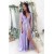 Long Chiffon V Neck Prom Dress Formal Evening Gowns 901180