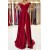 Long Red Off the Shoulder Prom Dress Formal Evening Gowns 901201